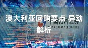 澳大利亚回购要点 异动解析