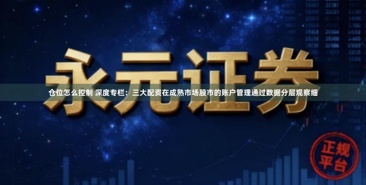 仓位怎么控制 深度专栏：三大配资在成熟市场股市的账户管理通过数据分层观察细