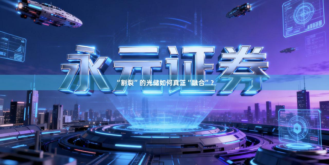 “割裂”的光储如何真正“融合”？