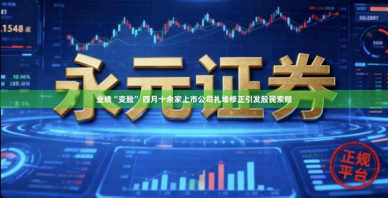业绩“变脸” 四月十余家上市公司扎堆修正引发股民索赔
