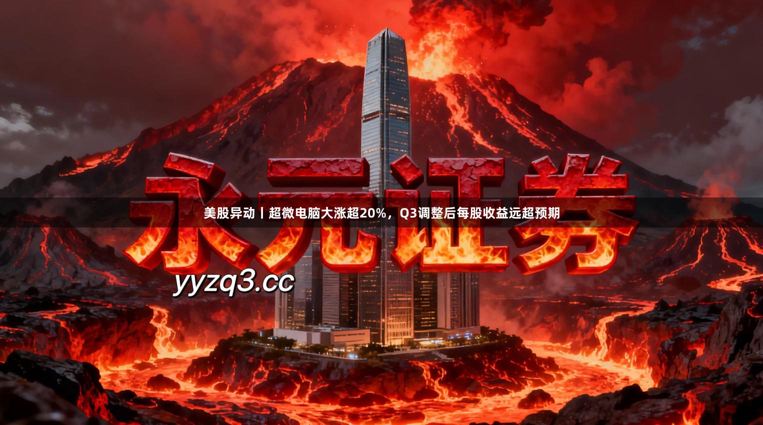 美股异动丨超微电脑大涨超20%，Q3调整后每股收益远超预期