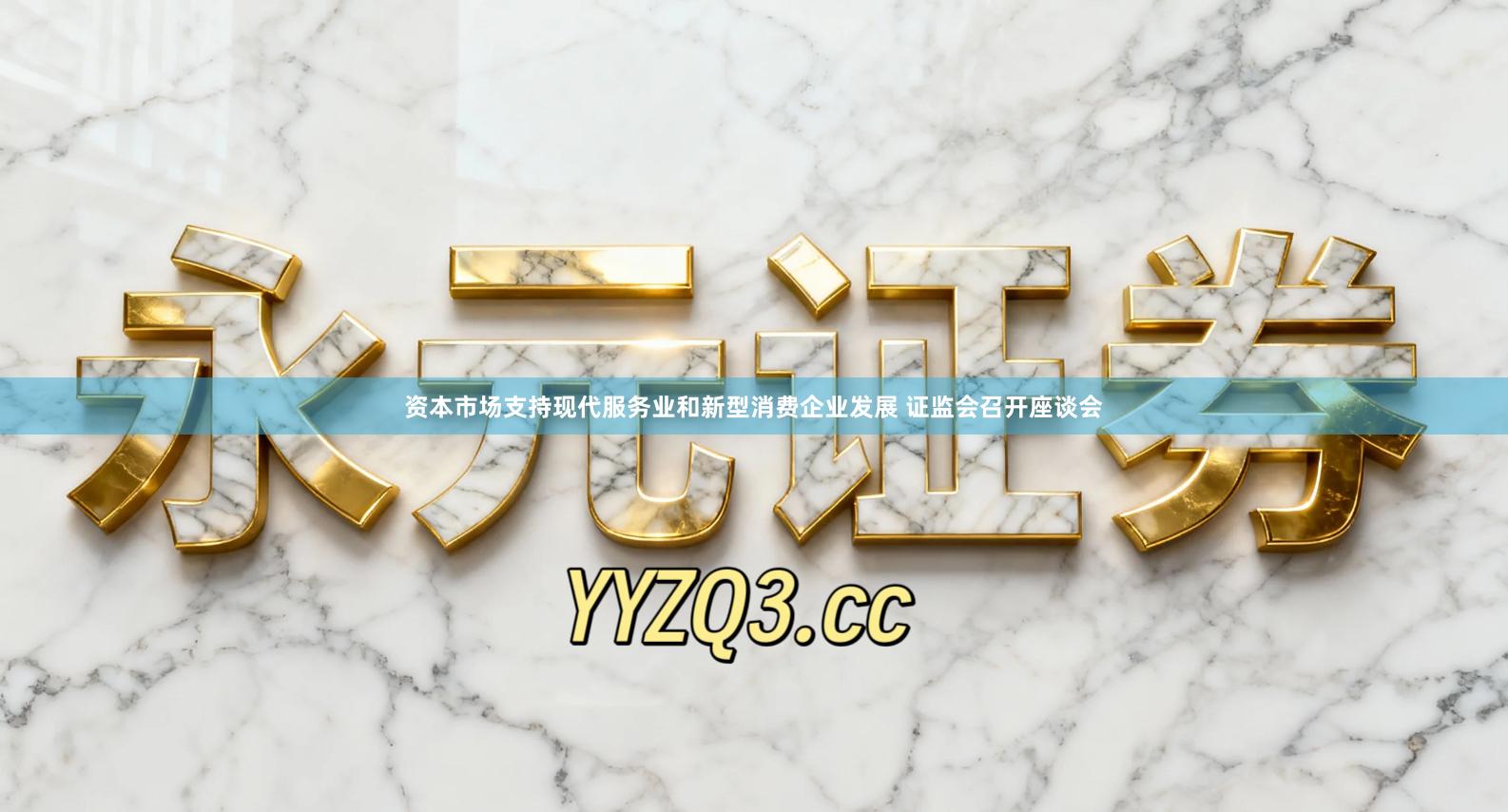 资本市场支持现代服务业和新型消费企业发展 证监会召开座谈会