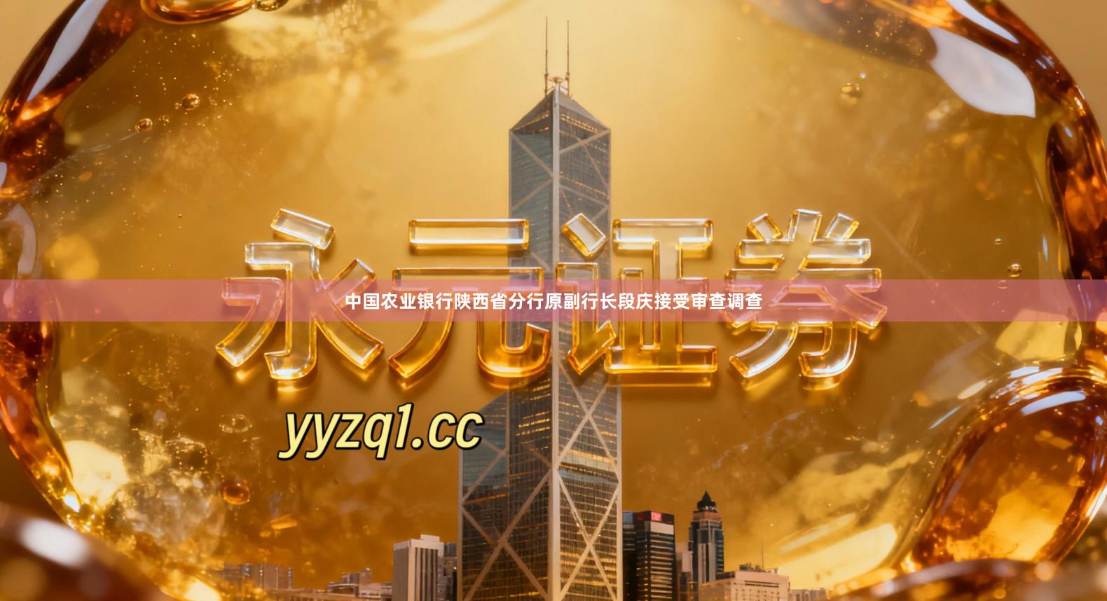 中国农业银行陕西省分行原副行长段庆接受审查调查