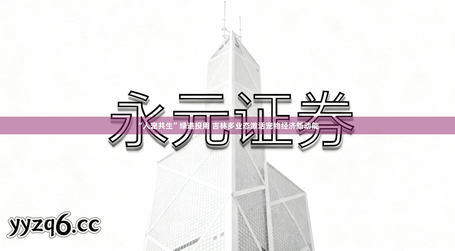 “人宠共生”绿道投用 吉林多业态激活宠物经济新动能